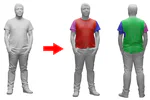 Data-driven Garment Pattern Estimation from 3D Geometries