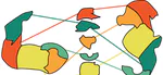 Voronoi Scissors: Approximate Dissection of 2D Shapes with Continuous Optimization